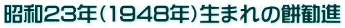 ���a23�N�i1948�N�j���܂�̖݊��i